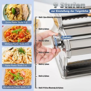 Macchina per pasta manuale in acciaio inossidabile
