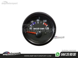 RELOJ TEMPERATURA AGUA NEGRO