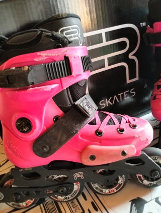 Patines en línea niño /a FR rosa talla 32-34