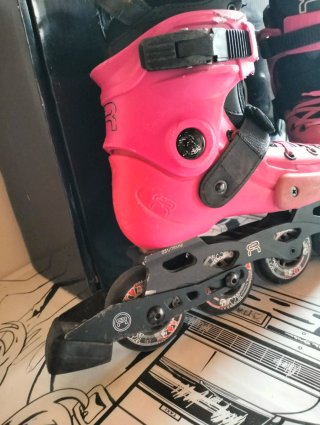 Patines en línea niño /a FR rosa talla 32-34
