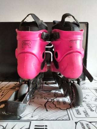 Patines en línea niño /a FR rosa talla 32-34