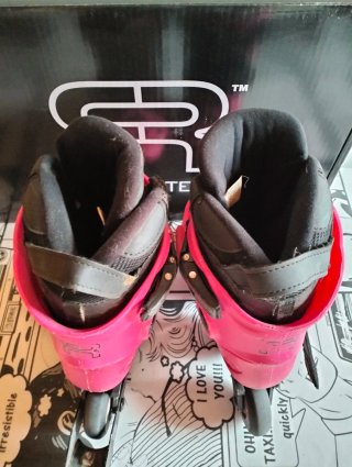 Patines en línea niño /a FR rosa talla 32-34