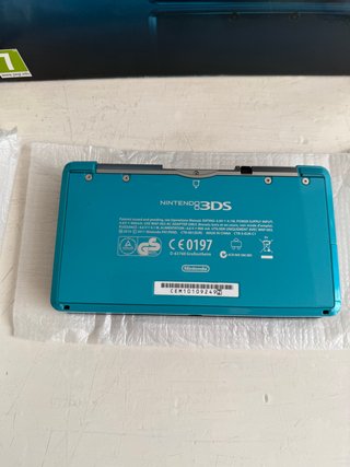Nintendo 3DS Aqua Blue Completa