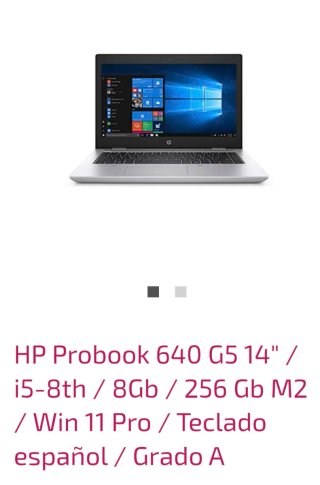 HP Probook 640 G5 14 i5-8th 8GB 256GB SSD Win11