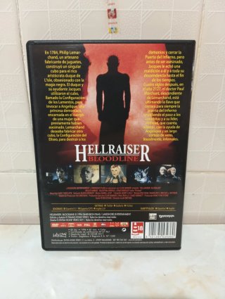Lote 2 DVDs Hellraiser (Inglés/Español)