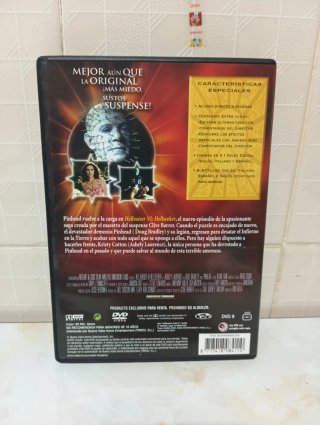 Lote 2 DVDs Hellraiser (Inglés/Español)