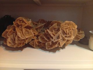 Rosa del desierto mineral decorativo