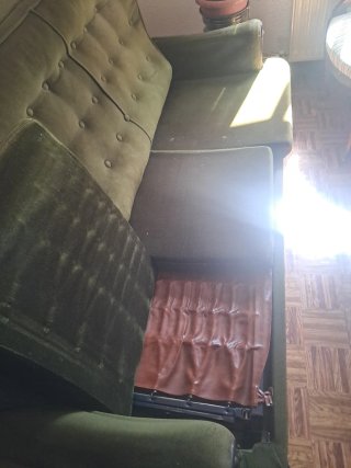 Sofá Cama Verde Tela