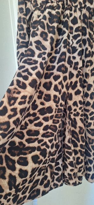Vestido estampado leopardo