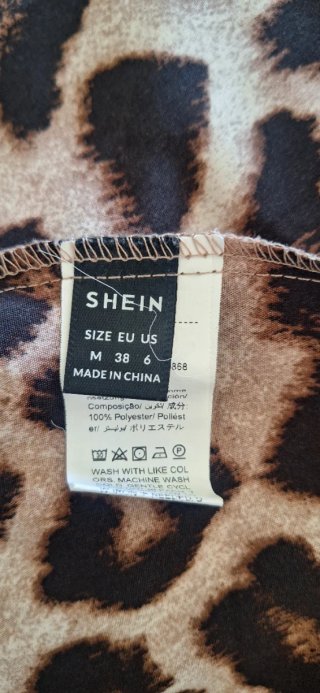 Vestido estampado leopardo