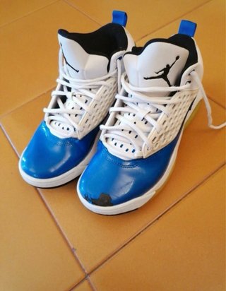 Scarpe Jordan Blu e Bianche