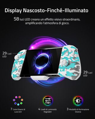 Full-size joypad per Switch bianco mimetico -Nuovo