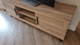 Mueble TV madera y metal