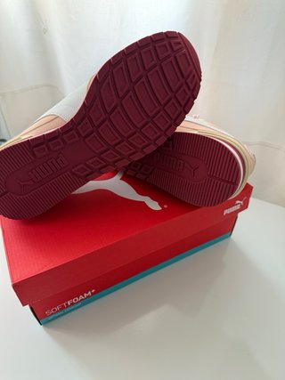Zapatillas Puma Rosa y Blanco