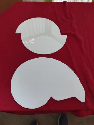Plato Metacrilato Blanco