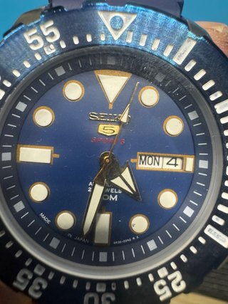 Seiko 5 Baby Monster SRP605K2 Blu