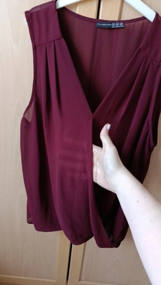 Blusa burdeos