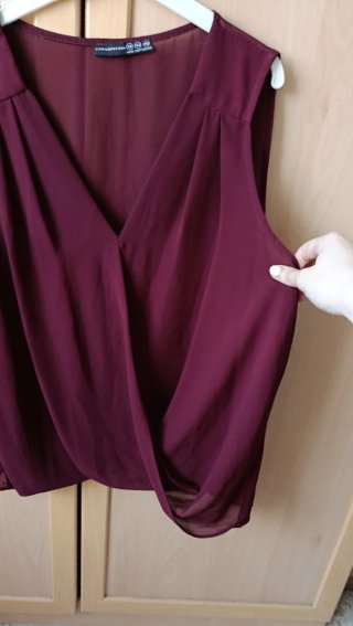 Blusa burdeos