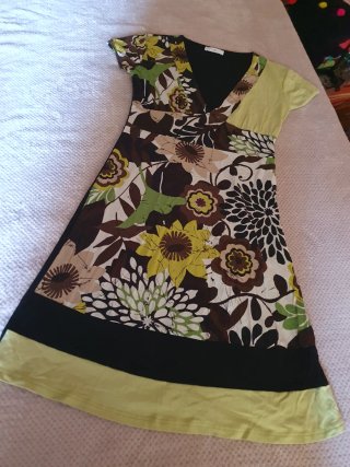 Lote 3 vestidos multicolor T.38