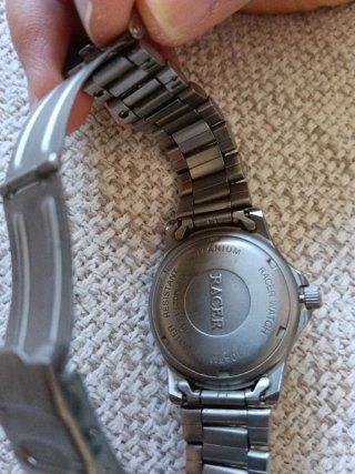 Reloj RACING Titanium Negro/Plata