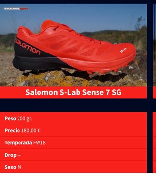 Salomon S-Lab Sense 7 SG Talla 44.5
