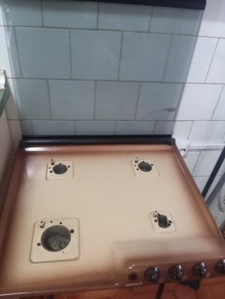 Último precio,Cocina 4 fuegos gas butano funcionan