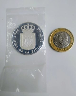 Medalla de plata Conmemorativa de La Rioja.