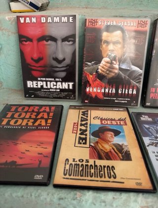 Lote 10 Películas DVD Acción/Aventura/Western