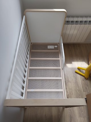 Cuna IKEA ÄLSKVÄRD 60x120 abedul/blanco