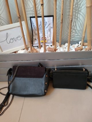 Lote 2 bolsos negros