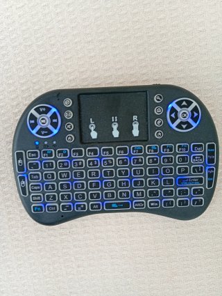 Mini tastiera wireless nera