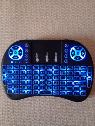 Mini tastiera wireless nera
