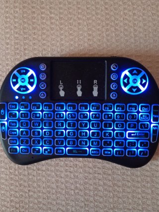 Mini tastiera wireless nera