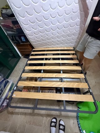 Cama matrimonial 150x180 cm (colchón y estructura)