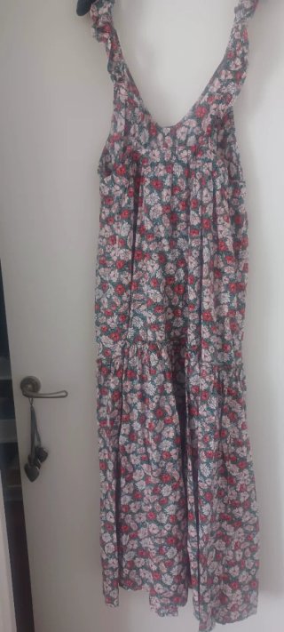 Vestido Mango flores midi