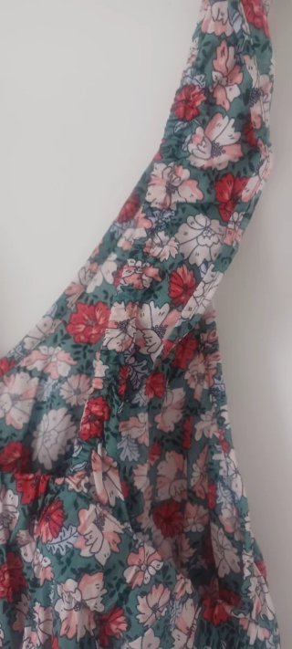 Vestido Mango flores midi