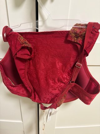 Leilieve by Manicardi Reggiseno + Slip TG 4 Rosso