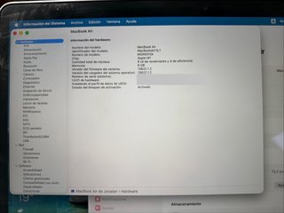 MacBook Air M1 Plata