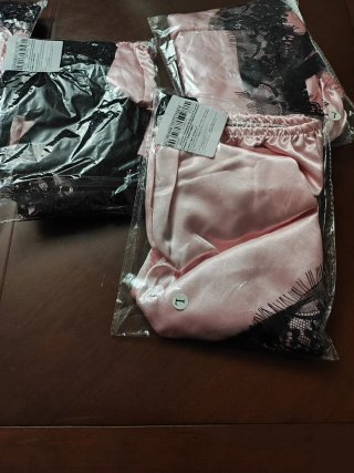 Conjunto lencería negro y rosa nuevo a estrenar