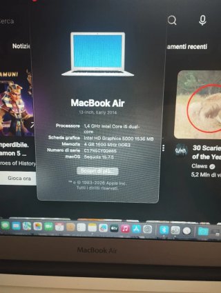 MacBook Air 13 2013 Argento