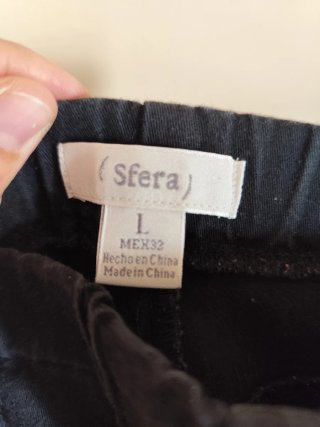 Pantalón Sfera Mujer Talla L Negro