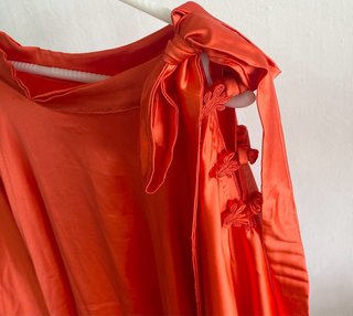 Vestido rojo de fiesta