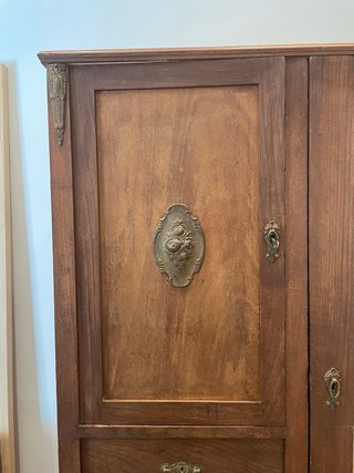 Gran armario vintage madera maciza
