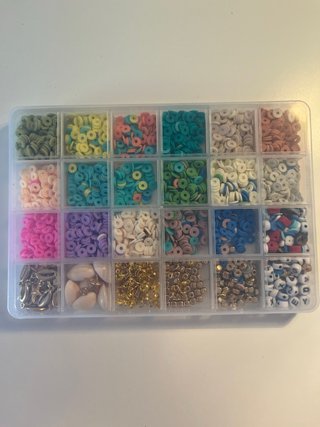 Kit de pulseras DIY multicolor y dorado