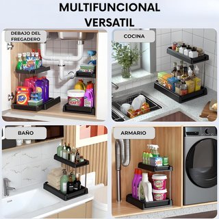 2 Organizadores Bajo Fregadero