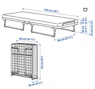 Cama Plegable IKEA sin estrenar