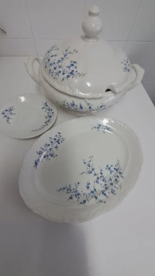 Sopera Pontesa de  Flores. Años 75/80 Sin estrenar