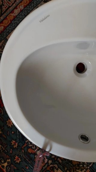Lavabo ovalado de encastrar Valadares original