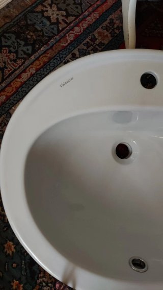 Lavabo ovalado de encastrar Valadares original