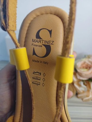 Sandali Simone Martinez Tg 40 Marrone Giallo